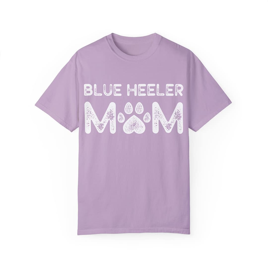 Blue Heeler Mom T-Shirt - Unisex Garment-Dyed Tee for Dog Lovers - Image 14