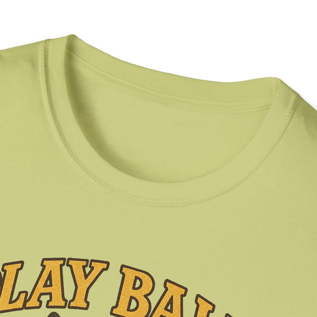 Play Ball! Dog Graphic Unisex Softstyle T-Shirt - Image 6