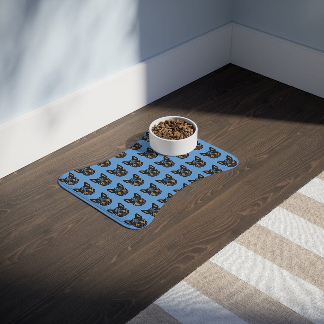 Blue Heeler Feeding Mat - Stylish Pet Food Station with Adorable Cattle Dog Design - Image 3