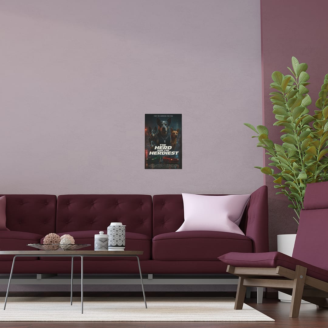 The Herd and the Herdiest Movie Poster | Wall Art for Dog Lovers - Image 3