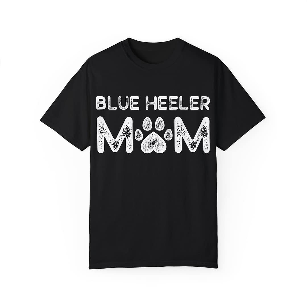 Blue Heeler Mom T-Shirt - Unisex Garment-Dyed Tee for Dog Lovers - Image 13