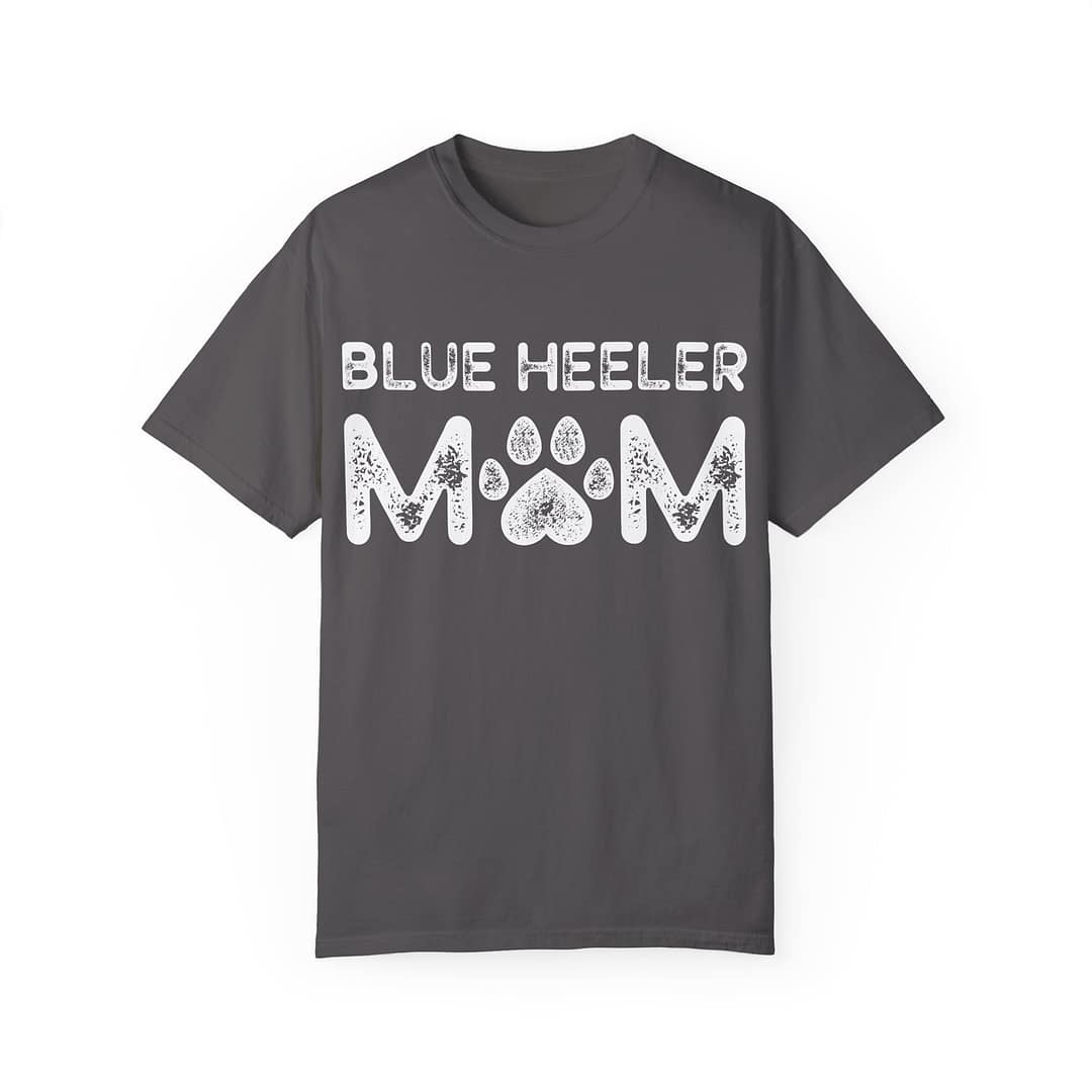 Blue Heeler Mom T-Shirt - Unisex Garment-Dyed Tee for Dog Lovers - Image 12