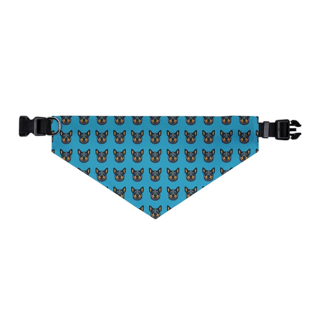 Cute Blue Heeler Print Pet Bandana Collar - Stylish & Fun Accessory - Image 3