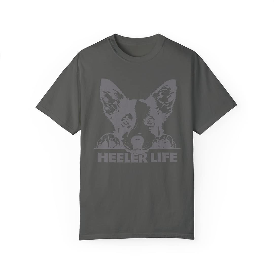 Heeler Life Unisex Garment-Dyed T-Shirt - Perfect for Dog Lovers - Image 5