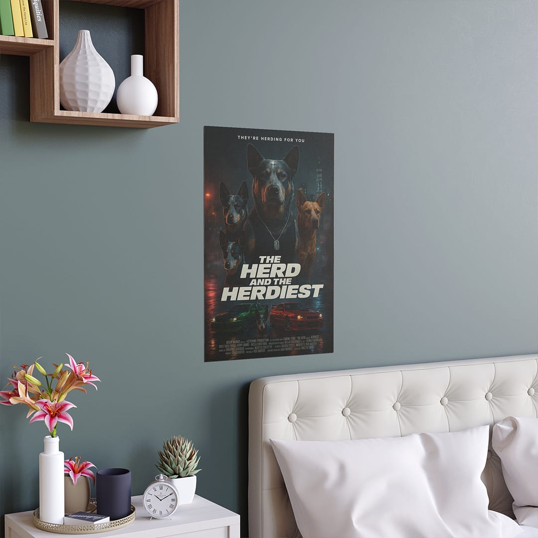 The Herd and the Herdiest Movie Poster | Wall Art for Dog Lovers - Image 5