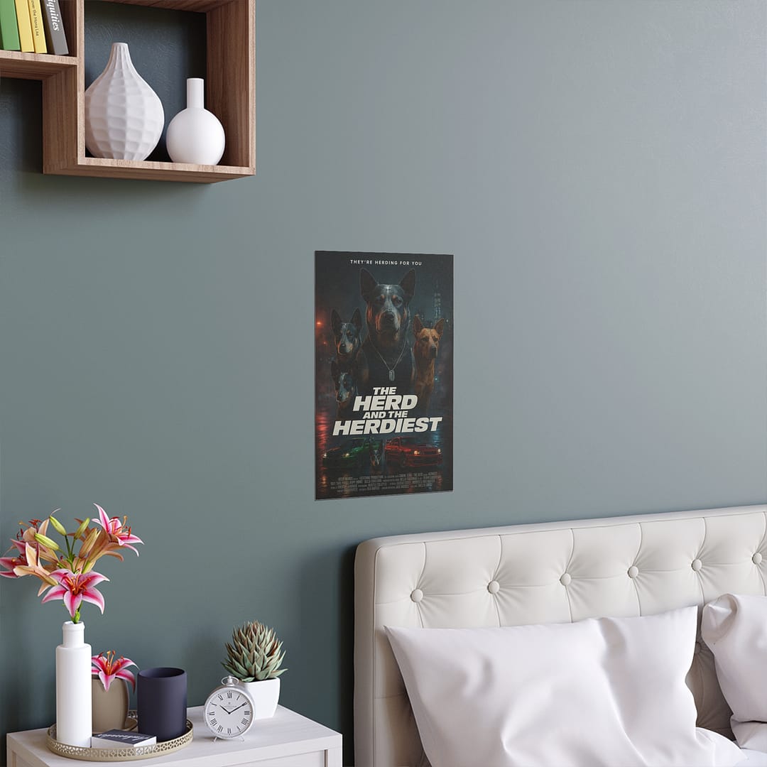 The Herd and the Herdiest Movie Poster | Wall Art for Dog Lovers - Image 2
