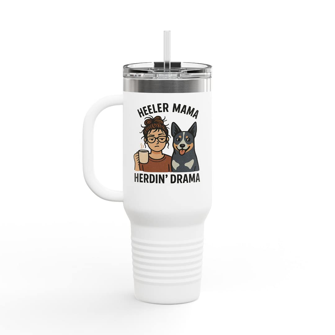Heeler Mama Insulated Travel Mug - 40oz - Image 2