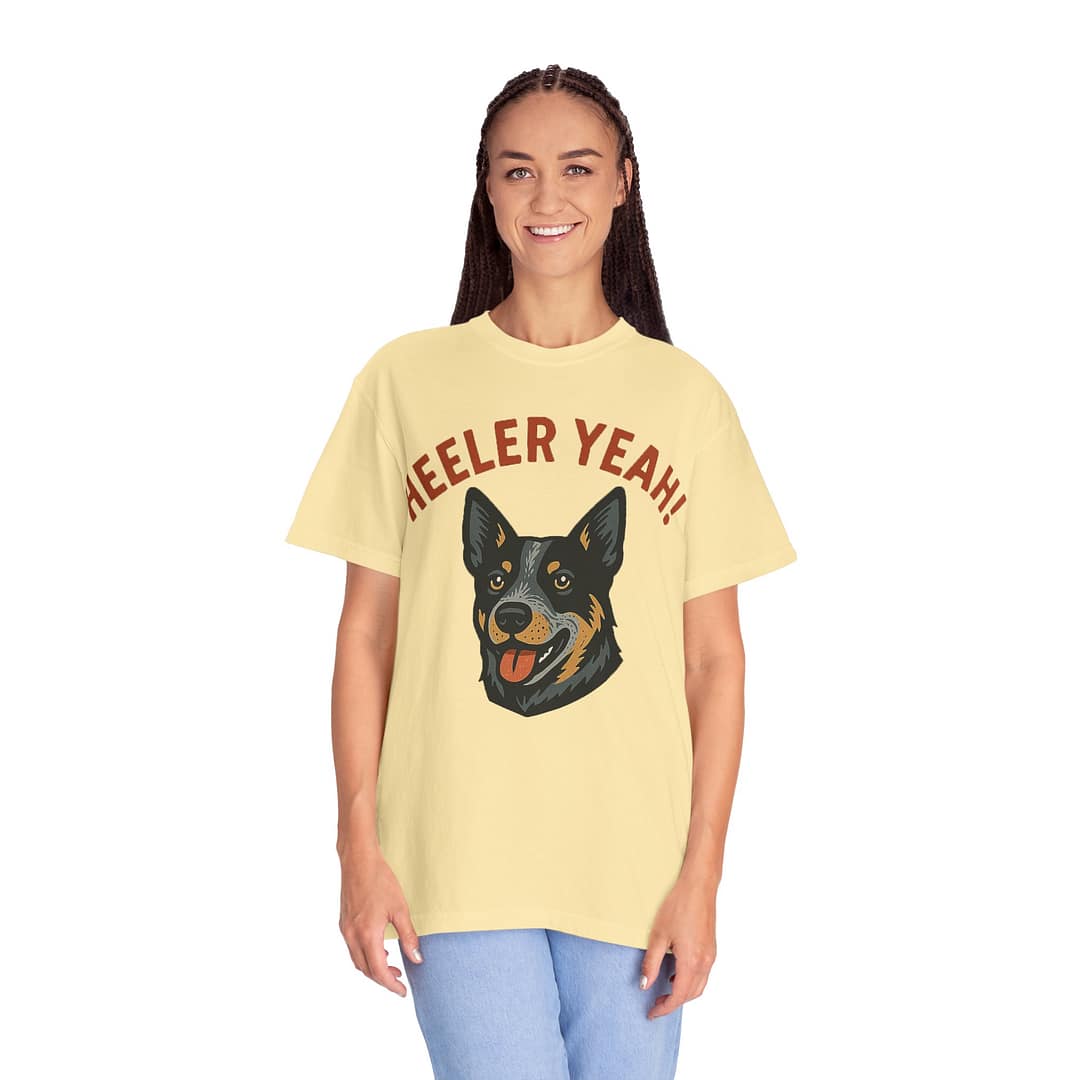 Heeler Yeah! Unisex Garment-Dyed T-Shirt for Dog Lovers - Image 5