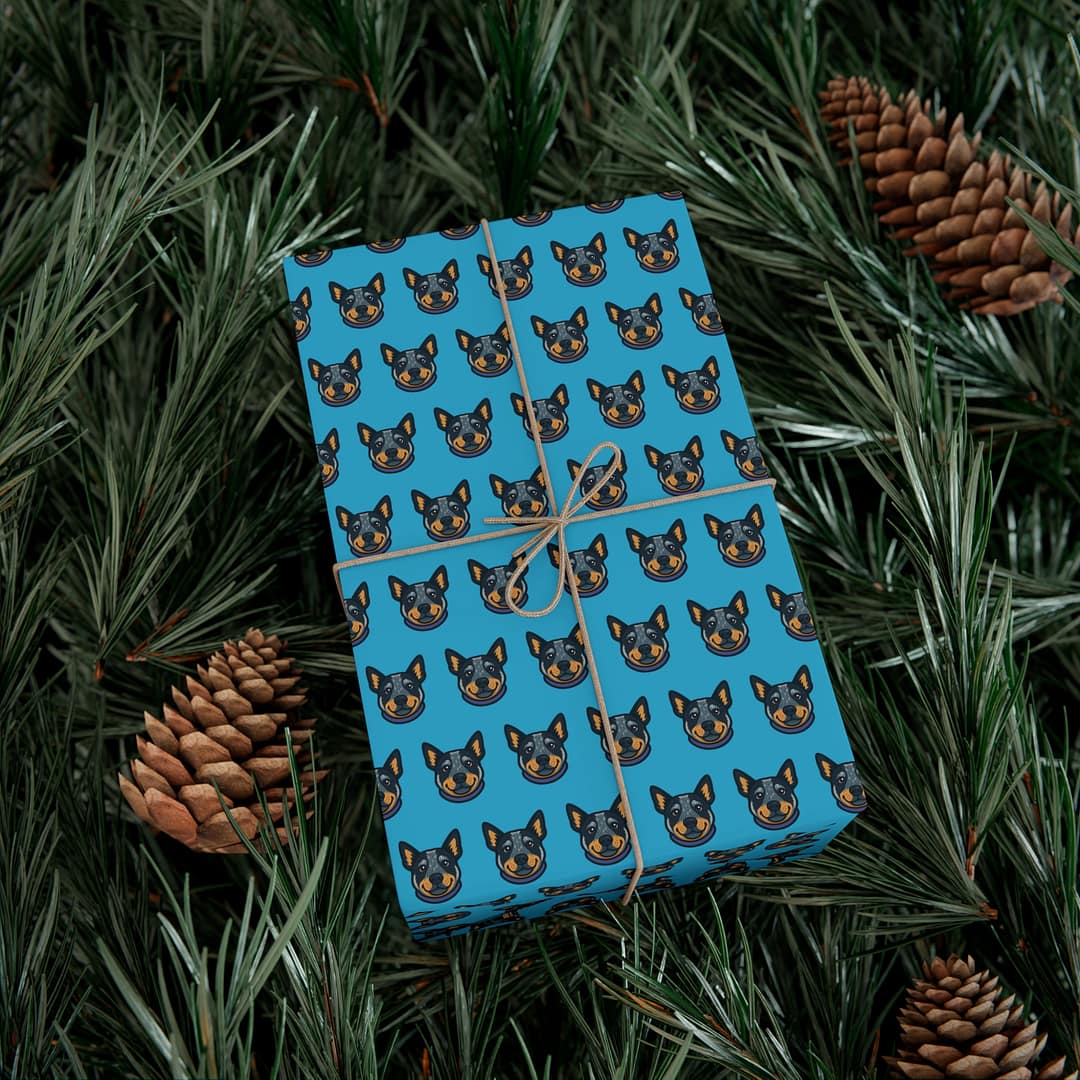 Colorful Heeler Pattern Gift Wrap Papers for Holidays and Special Occasions - Image 3