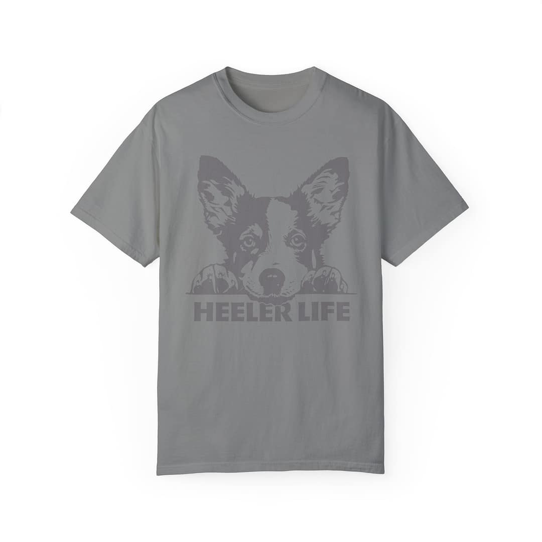Heeler Life Unisex Garment-Dyed T-Shirt - Perfect for Dog Lovers - Image 7