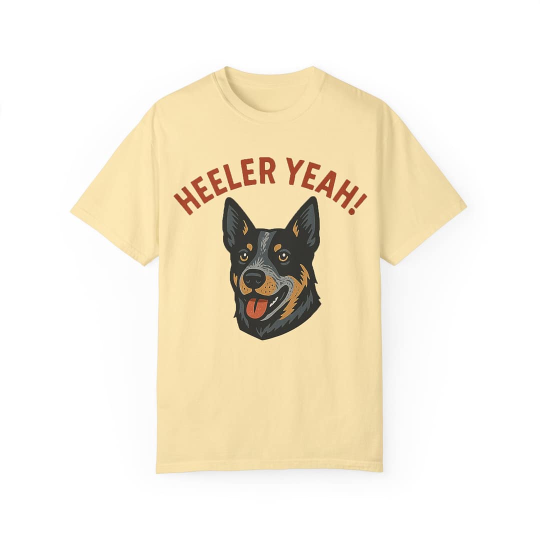 Heeler Yeah! Unisex Garment-Dyed T-Shirt for Dog Lovers - Image 4