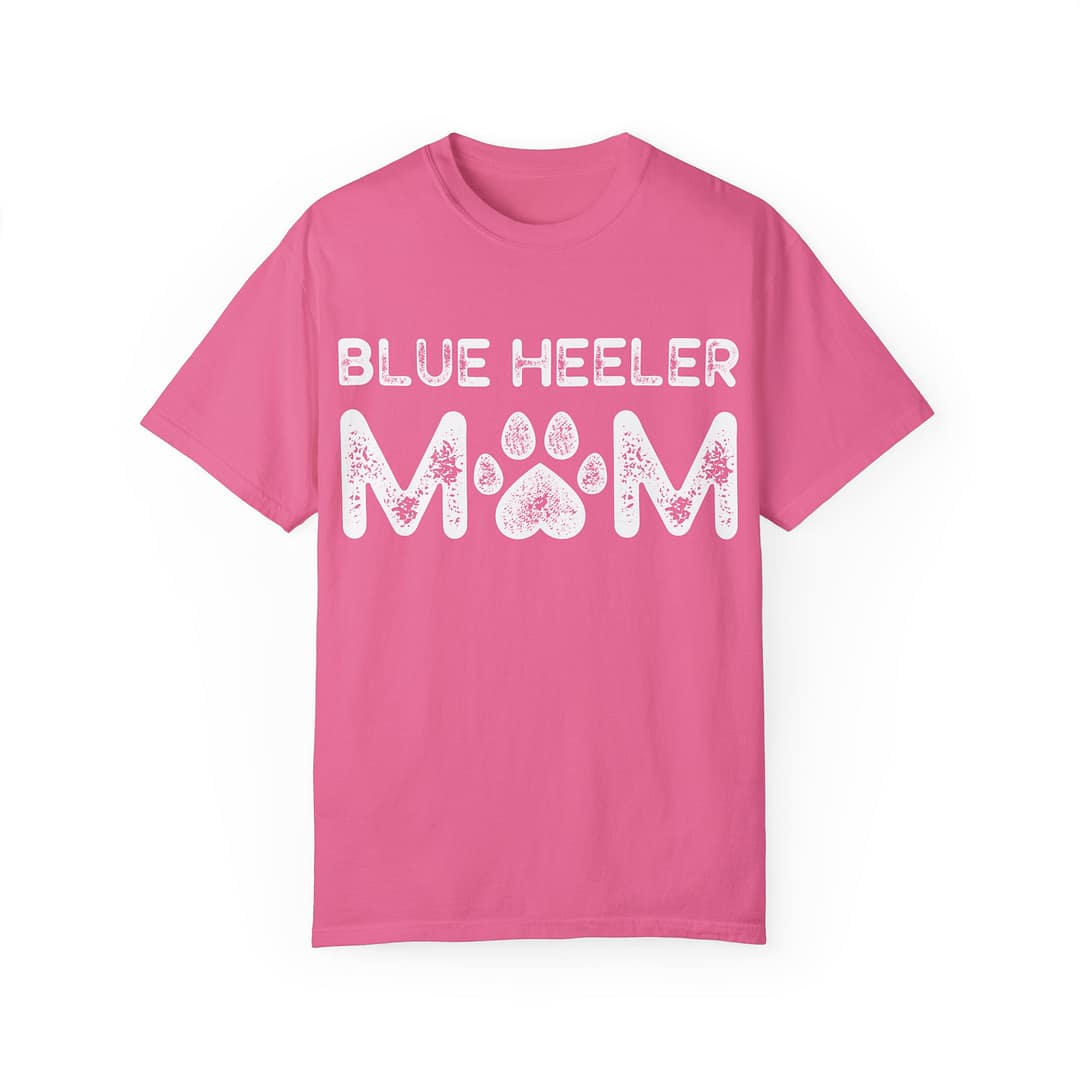 Blue Heeler Mom T-Shirt - Unisex Garment-Dyed Tee for Dog Lovers - Image 15