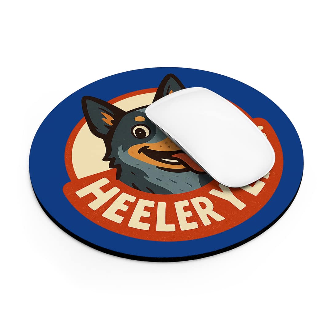 Heeler Yeah! Dog Lover Mouse Pad - Fun & Stylish Gaming Accessory - Image 3