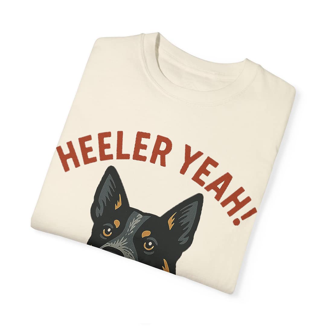 Heeler Yeah! Unisex Garment-Dyed T-Shirt for Dog Lovers - Image 2