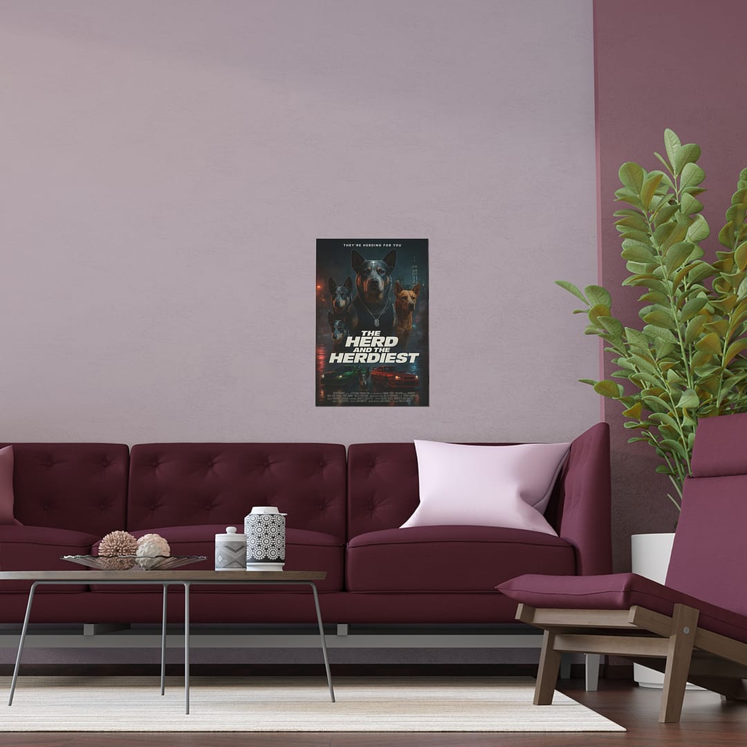 The Herd and the Herdiest Movie Poster | Wall Art for Dog Lovers - Image 6