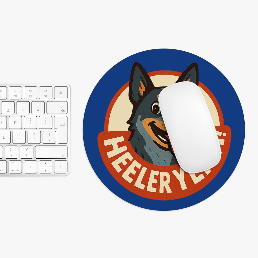Heeler Yeah! Dog Lover Mouse Pad - Fun & Stylish Gaming Accessory - Image 2