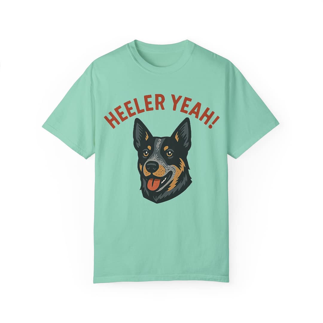 Heeler Yeah! Unisex Garment-Dyed T-Shirt for Dog Lovers - Image 8