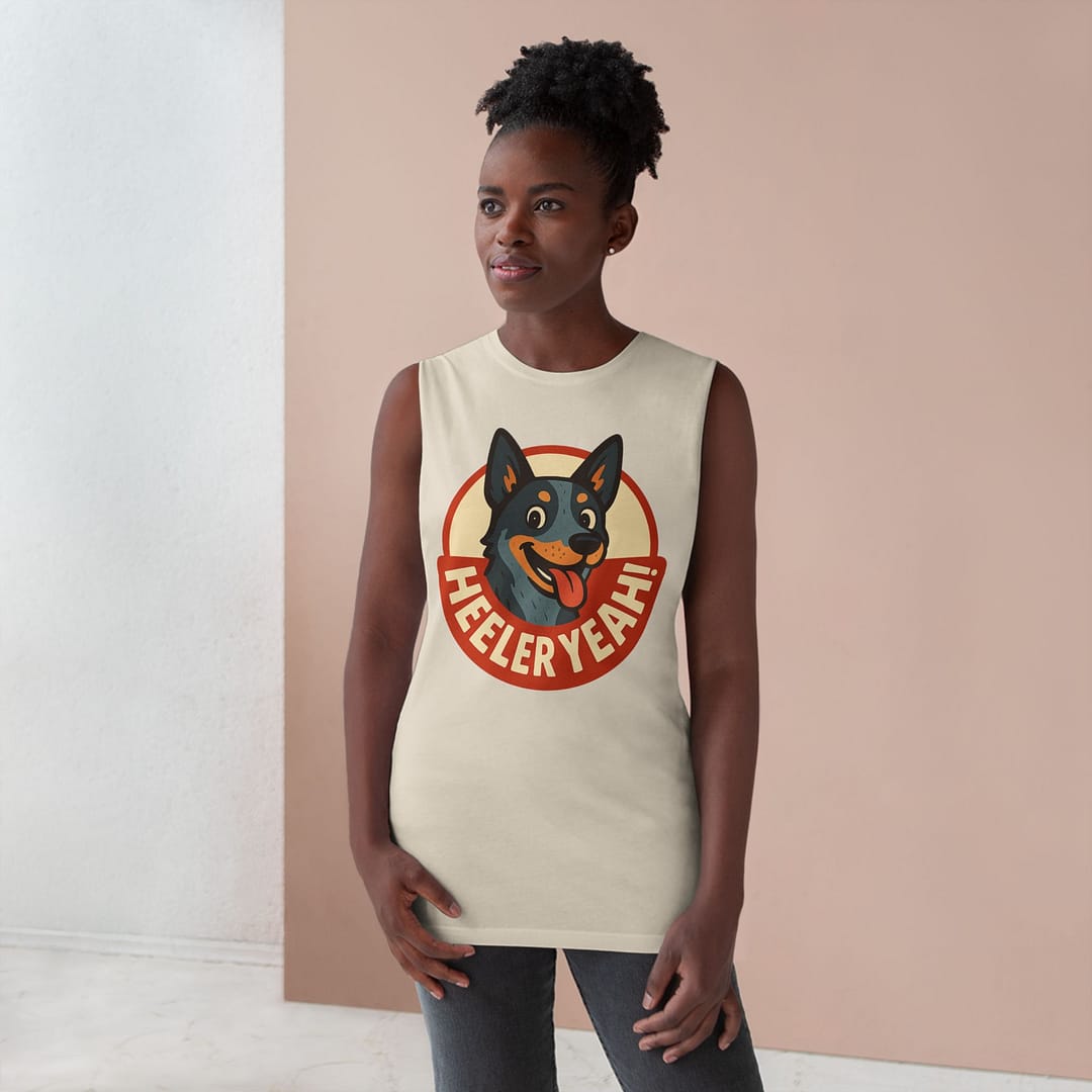 Heeler Yeah Unisex Tank Top – Fun Dog Lover's Summer Tee - Image 3