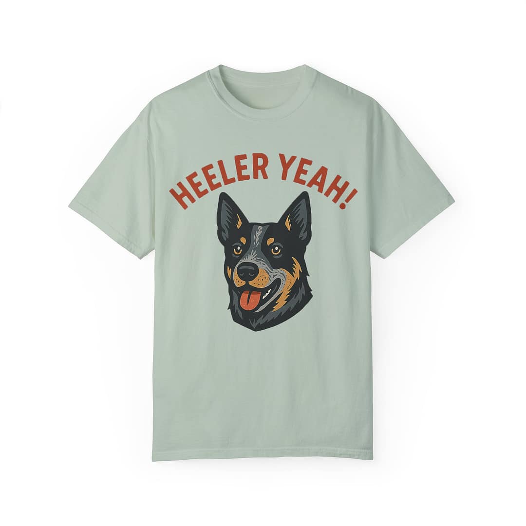 Heeler Yeah! Unisex Garment-Dyed T-Shirt for Dog Lovers - Image 6