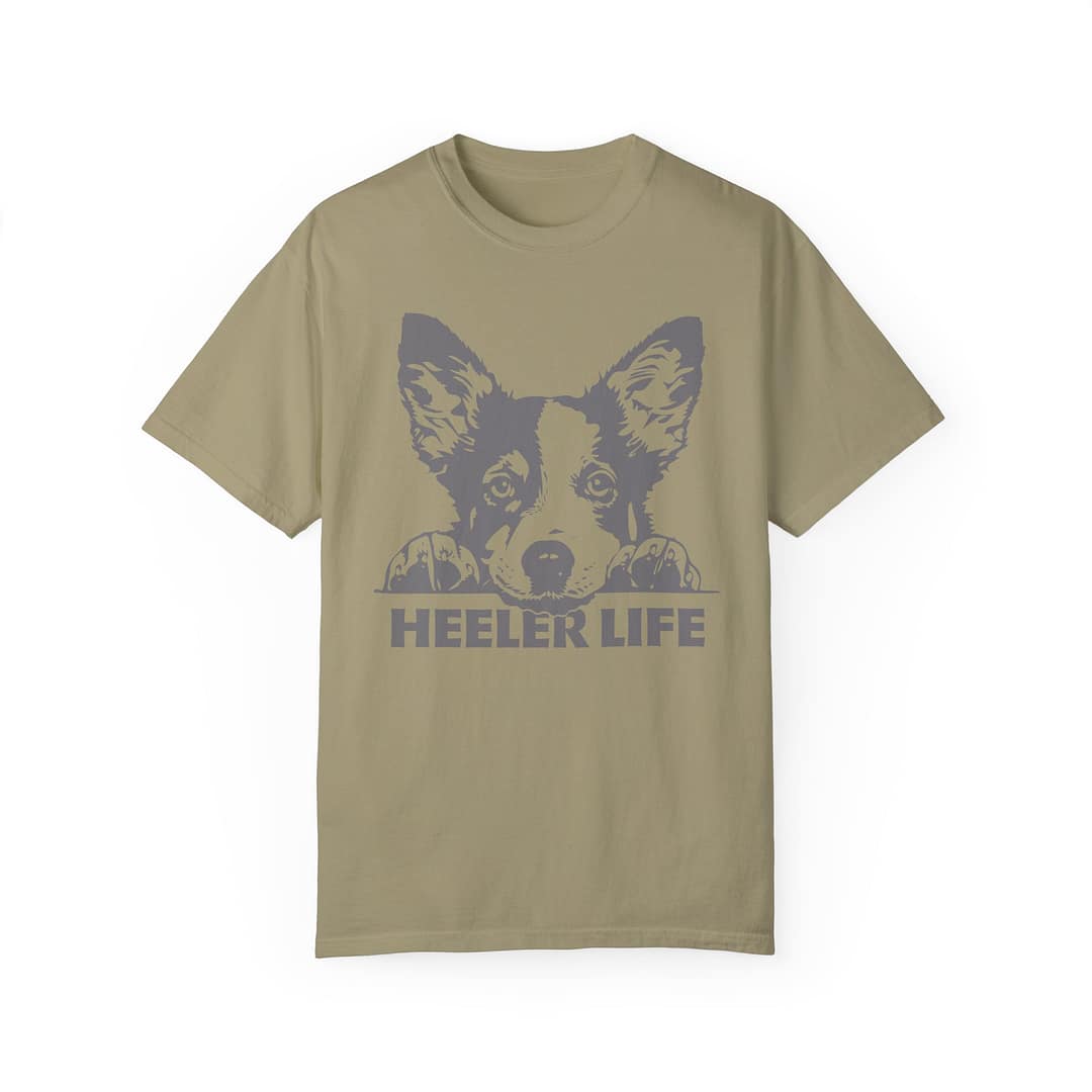 Heeler Life Unisex Garment-Dyed T-Shirt - Perfect for Dog Lovers - Image 4