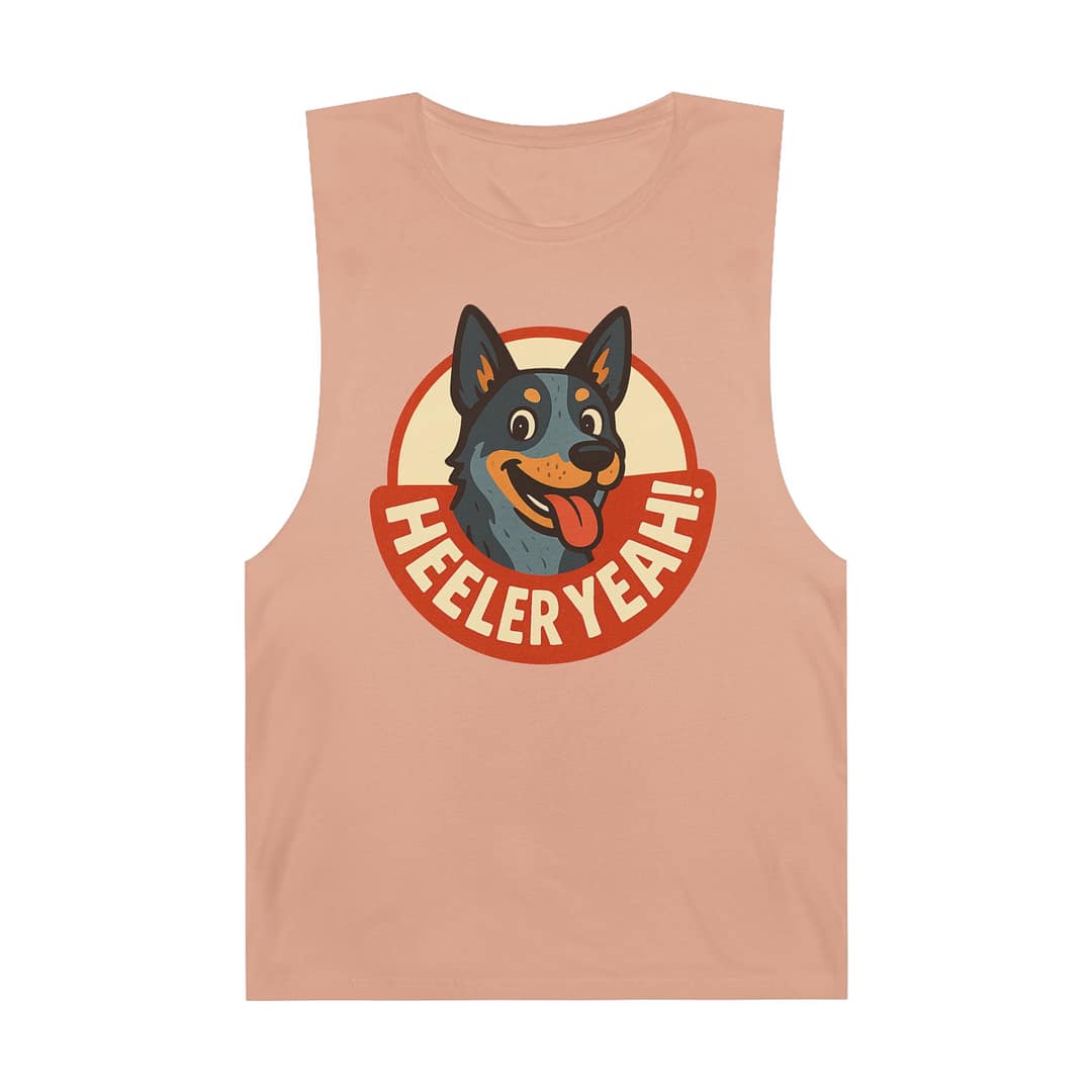 Heeler Yeah Unisex Tank Top – Fun Dog Lover's Summer Tee - Image 4