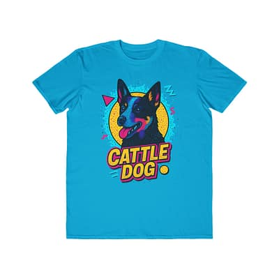 Cattle Dog Men's Lightweight Tee - Fun & Vibrant Pet Lover Shirt