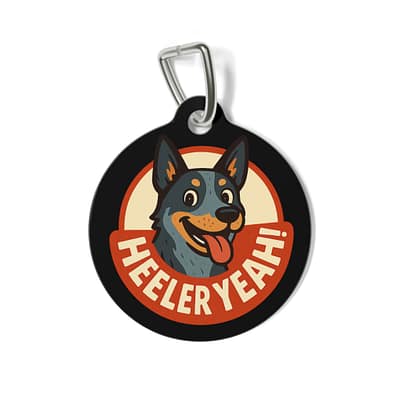 Personalized Pet Tag - 'Heeler Yeah!' Dog ID Tag