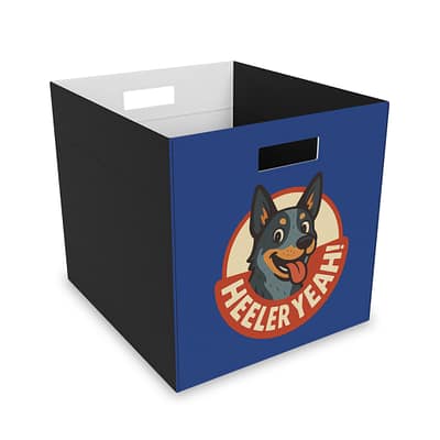 Playful Heeler Yeah! Felt Storage Box for all the Heeler Toys
