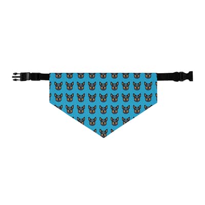 Cute Blue Heeler Print Pet Bandana Collar - Stylish & Fun Accessory