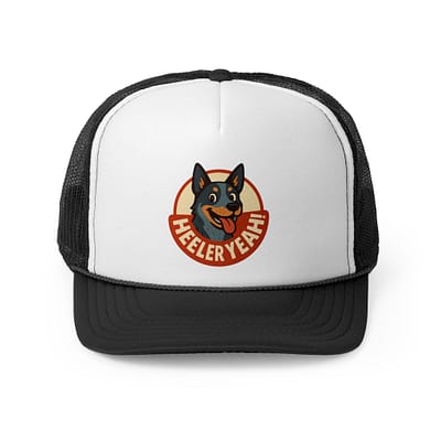 HEELER YEAH! Trucker Cap - Fun Dog Lover's Hat