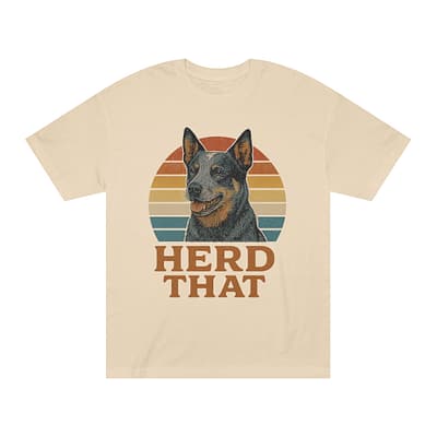 Herd That Dog Graphic Unisex American Apparel Classic Tee