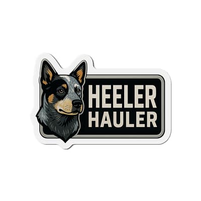 Heeler Hauler Die-Cut Car Magnet