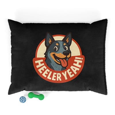 HeelerYeah! Dog Bed - Cozy Pet Bed for Australian Cattle Dogs