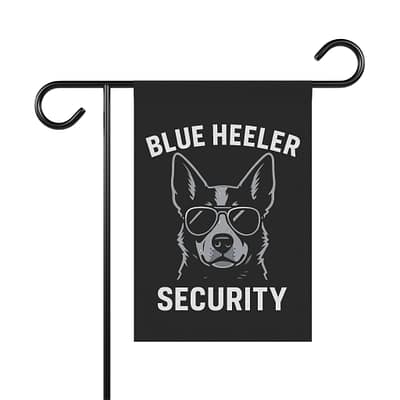 Blue Heeler Security Garden Banner